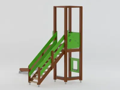 Lappset Activity Tower 09 3D model