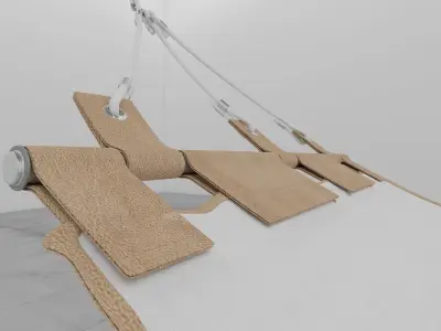 mrarq amaca doble para exterior Low-poly 3D model