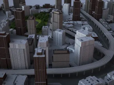 City Scape 8 3D model