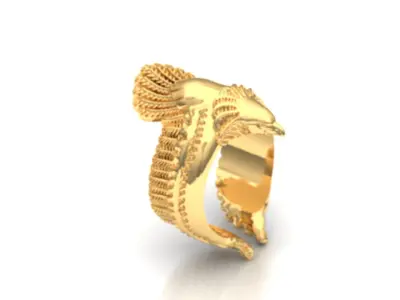 Ring Eagle  3D print model