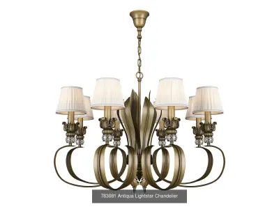 783 Antiqua Lightstar Collection of Classical Lamps 3D Model Pack