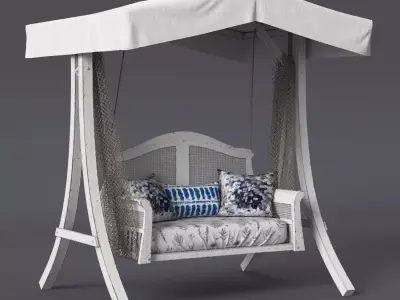  garden swing 3D model
