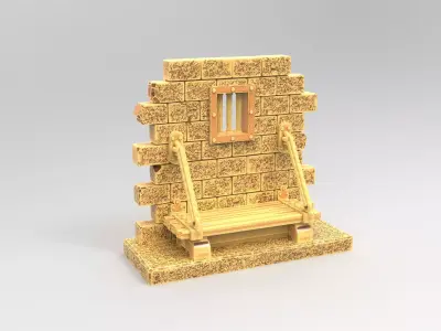 Prison Bed  3D print model