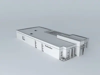 Modern House Free 3D model