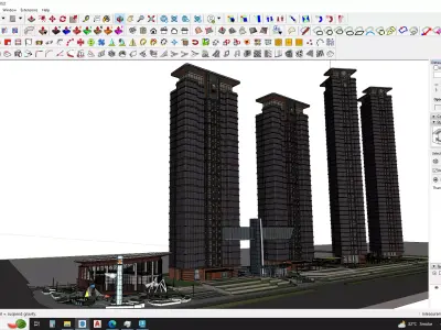 Exhibition Display Apartments 3D Model 3D model