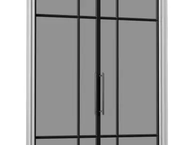 Interior Modern Doors in Art Deco style 3D model