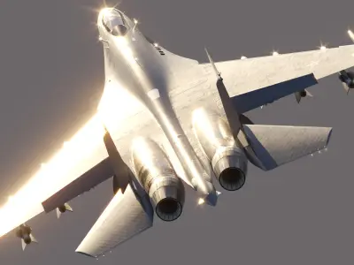  Su-35 Russian air-defense fighter Flanker-E 