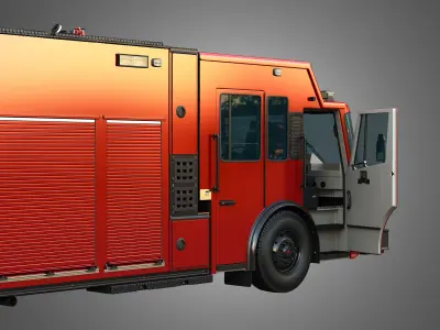 Ferrara Fire Apparatus - MVP Rescue Pumper 3D model