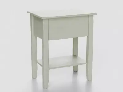 Bedside Table Low-poly 3D model