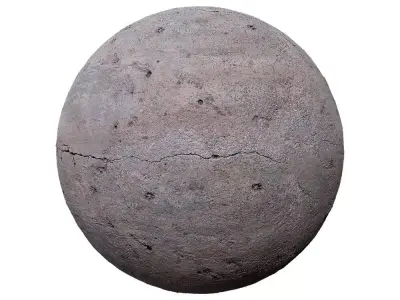 Damaged Concrete Floor PBR Texture