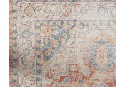 Viscose Rug Haven Red By Benuta 3D model