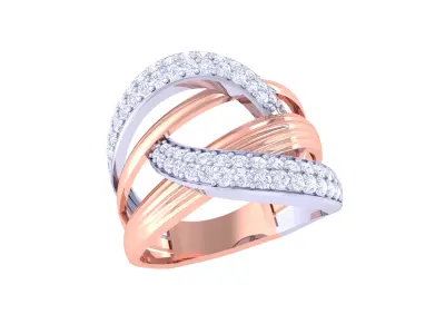 Women Ring MTL 3dm STL OBJ FBX Details 3D print model 20