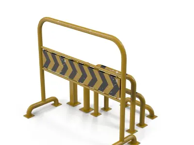 Road Barriers 3D model