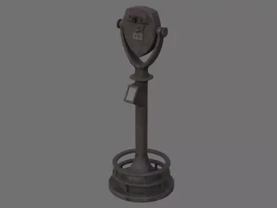 Tower Viewer 1C Low-poly 3D model