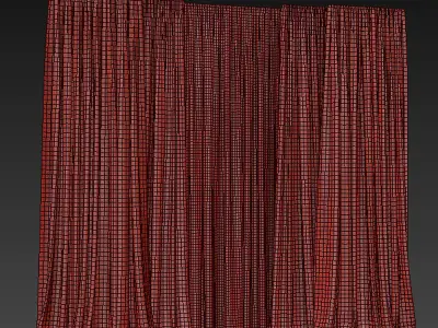 Curtains 03 3D model