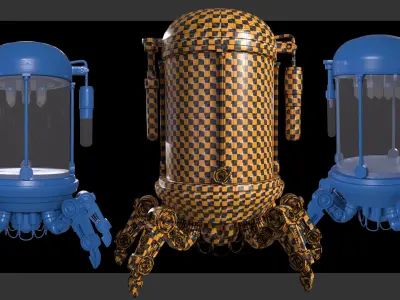 10 SCI-FI CRYO CAPSULE 3D model