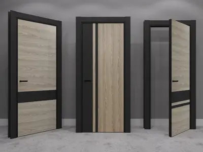 Doors modern interior door 3D model