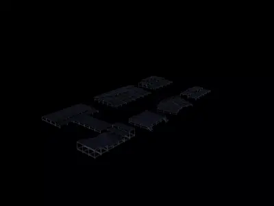 Stage Systems set  3D model