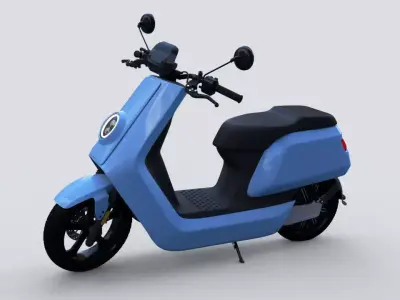 Street moped scooter NIU NQI 3D Model  3D model