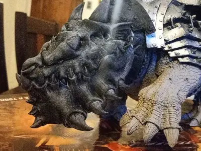 Squiggoth Head 3D print model