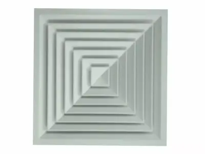 Ceiling Ventilation AC Duct Low-poly 3D model