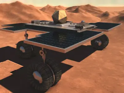 mars rover 3D model