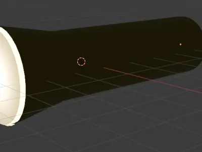 Flashlight 3D model 3