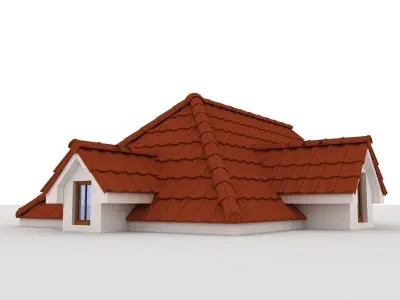 Modern Roof 3D model