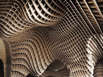 Parametric big Hall 3D model