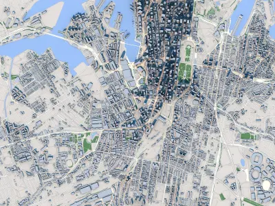 Sydney City Australia 3D model