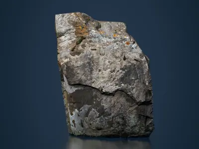 Rock low poly Low-poly 3D model purchase