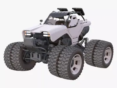RC Monster Truck Toy M1 3D model