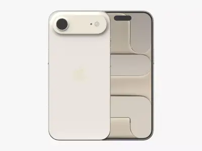 Apple iPhone Air Light Gold 3D model