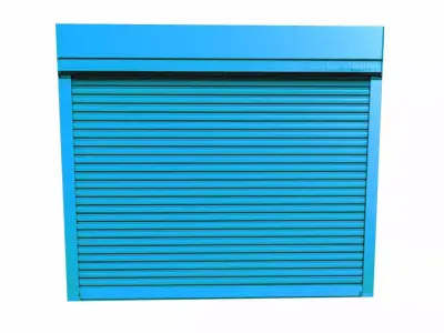 shutters Garage door Low-poly 3D model