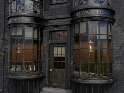Ollivanders Wand Shop  3D model