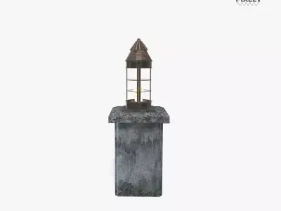 Pathway Lantern 02 Low-poly 3D model