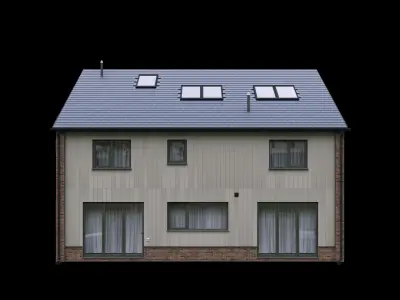 HOUSE PLOT-C1 - octane 3D model