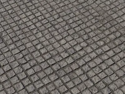 Weathered Granite Setts PBR Texture  Texture