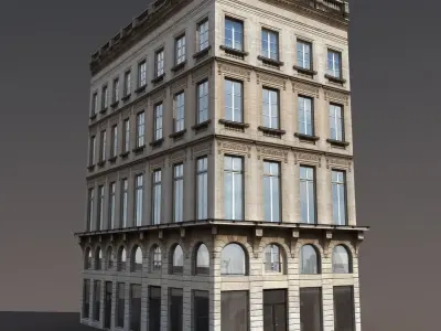 Apartment House 118 Low Poly Low-poly 3D model