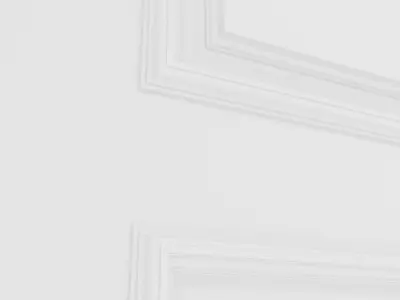 Door white 3D model