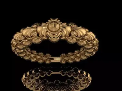 antic bangle  3D print model