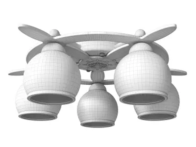 Ceiling chandelier OML-50507-05 and OML-50517-05 3D model