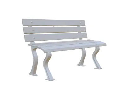 3D Model Old Park Bench 3D model
