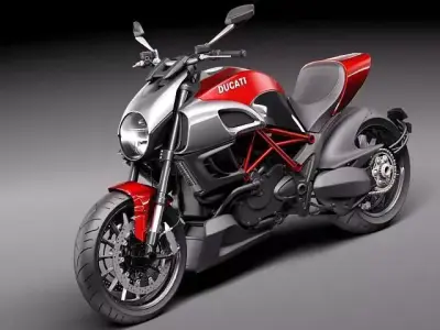 Ducati Diavel 2011 3D model