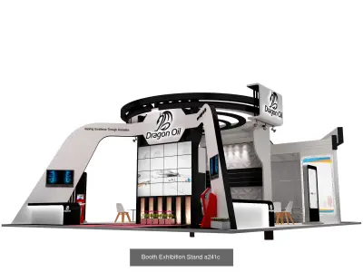 Booth Exhibition Stand G37 3D Model Pack