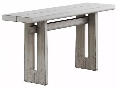 Nara Console By Poliform 3D model