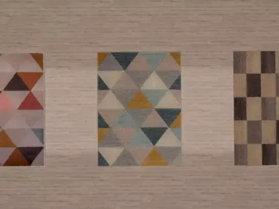 Modern Carpets 3D model