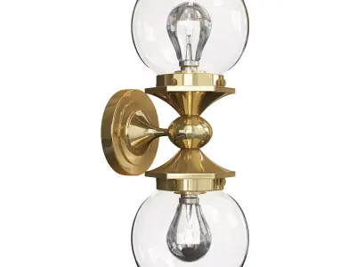  PITTOCK DOUBLE SCONCE Low-poly 3D model