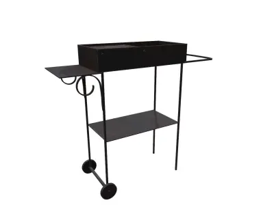 grill Low-poly 3D model