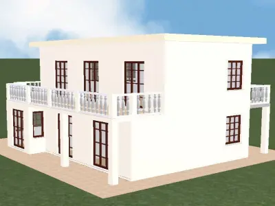 House 02  3D print model